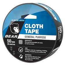Abrasives & Adhesives: DUCT TAPE (CLOTH) RED 50mmX25MtrCT25
