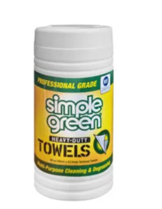 Consumables: Simple Green H/duty Degreasing Safety Towel