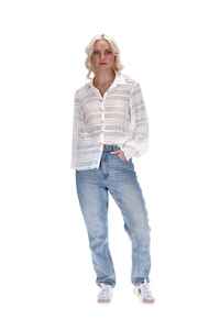 Shirts: AMAYA Kristin Ruffle Shirt White