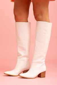 HEY MON Frankie Boot White