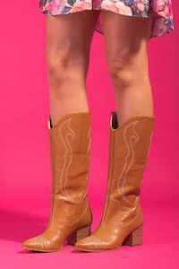 Shoes: HEY MON Goddess Boot Tan