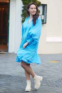 Charlo: CHARLO Georgie Dress Blue