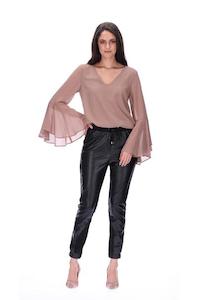 Pretty Basic By Augustine: AUGUSTINE Pretty Basic Kennedy Top Mushroom