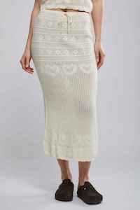Rollas: ROLLA'S Crochet Skirt Biscuit