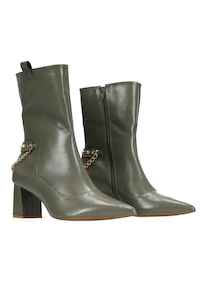 HEY MON Charlotte Mid Boot Khaki