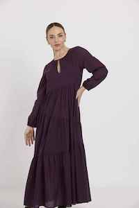 Tuesday Label: TUESDAY Barcelona Dress Plum