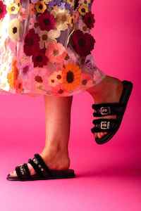 HEY MOND Bronson Slide BlackGold