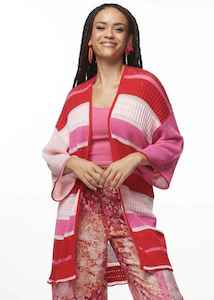 Zaket Plover: ZAK & PLO Lace Cardi Ruby