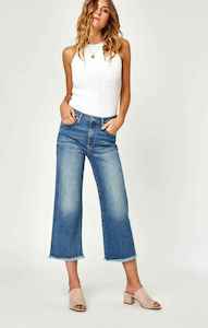 Mavi Jeans: MAVI Romee HR Wide Crop Jeans Blue
