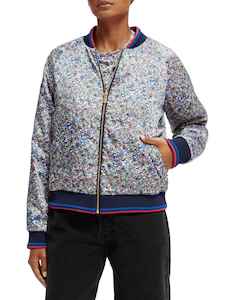 Scotch Soda: S&SODA Rosaria Revers Bomber Khaki