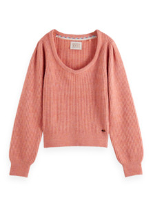 Scotch Soda: S&SODA V Neck Pullover Shrimp