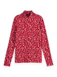 Scotch Soda: S&SODA Mock Top Scarlet Floral