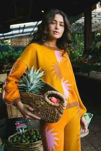 Knitwear: NINE LIVES Dusk Sweater Spice