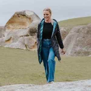 MOKE Arnie Rev Coat Black/ETeal