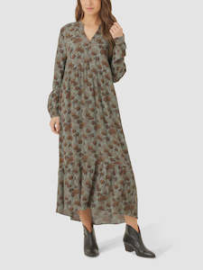 NOA NOA Vigga Floral Dress Green
