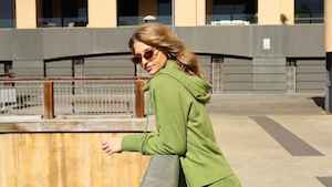 Bridge Lord: B&L Hayley Zip Hoodie Wasabi