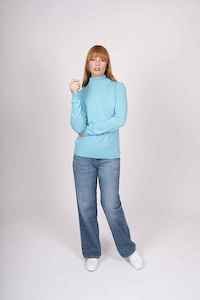 B&L Pullover Rosie RollN TiffBlue