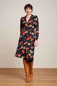 King Louie: KING LOUIE Lola Melody Dress EBlue