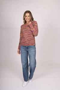 Bella: BELLA Space Dye Pullover AutSun