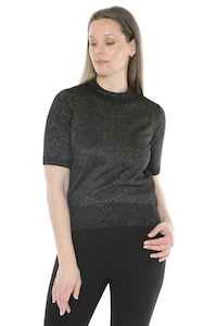 JUMP Metallic SSl Pullover Black