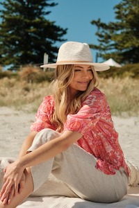 Tops: BLACKSTONE Darrell Gath Shirt PinkM