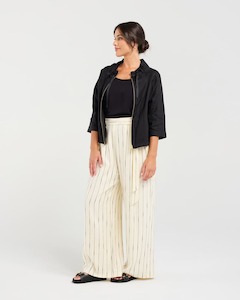 Jackets: BLACKSTONE Victoria Zip Jacket Black