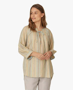 Noa Noa: NOA NOA Shimmer Tunic Art Blue