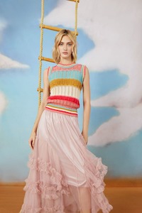 Dixie: DIXIE Gelato Crochet Vest Multi