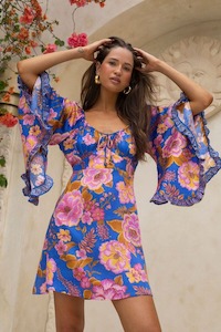 NLB Tessa Mini Dress Peony Purple