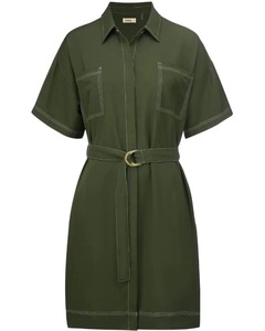 MOKE Cora Shirt Dress Bonsai
