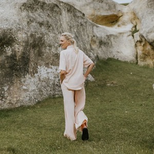 MOKE Bowie Pants Dusty Rose