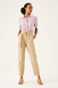 Pants: GARCIA Paperbag Belted Pants ICoffee