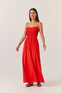 Dresses: TUESDAY Game Dress Tomato