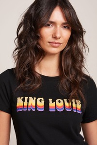 KING LOUIE Logo Placement Tee Black