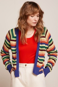 Knitwear: KING LOUIE Bianca Molo Cardy Multi