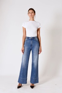 Pants: ROLLA'S Sailor Scoop Long Jeans IrisB