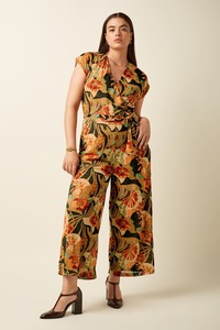 King Louie: KING LOUIE Mary Dazz Jumpsuit BlackFl