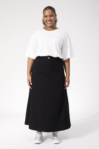 Skirts: HAVEN Denver Denim Skirt Black