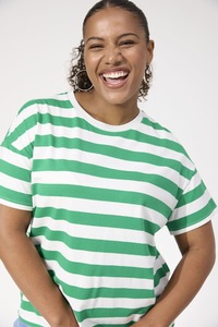 HAVEN Columbus Stripe Tee Green