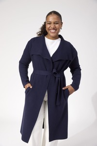 Knitwear: HAVEN Chamonix Cardy Navy