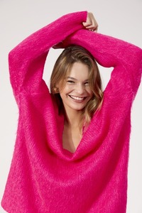 HAVEN Lyon Relaxed Jumper HPink