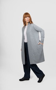 B&L Longline RibTr Cardy MGrey