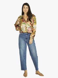 Tops: JUMP Spiced Orchids Top Multi