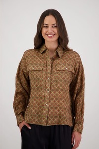 Tops: BRIARWOOD Ripley Top CamelTile