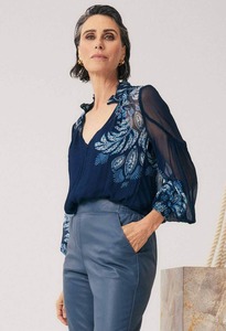Tops: ONCE WAS Colette Blouse MoonlitB