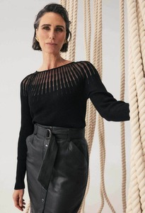 Tops: ONCE WAS Rhiannon Top Black