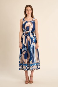 Our Full Range: MOLLY BRACKEN Woven Dress NavAnthea