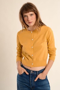 Our Full Range: MOLLY BRACKEN Knitted Cardy MangYell