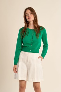 Our Full Range: MOLLY BRACKEN Knitted Cardy Green