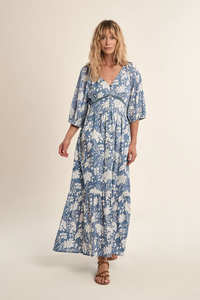 Our Full Range: MOLLY BRACKEN Woven Dress BlueDiviya